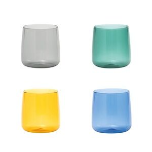 NWT Zafferano No Bilia Tumbler Set of 4, Colorful from Over the Moon